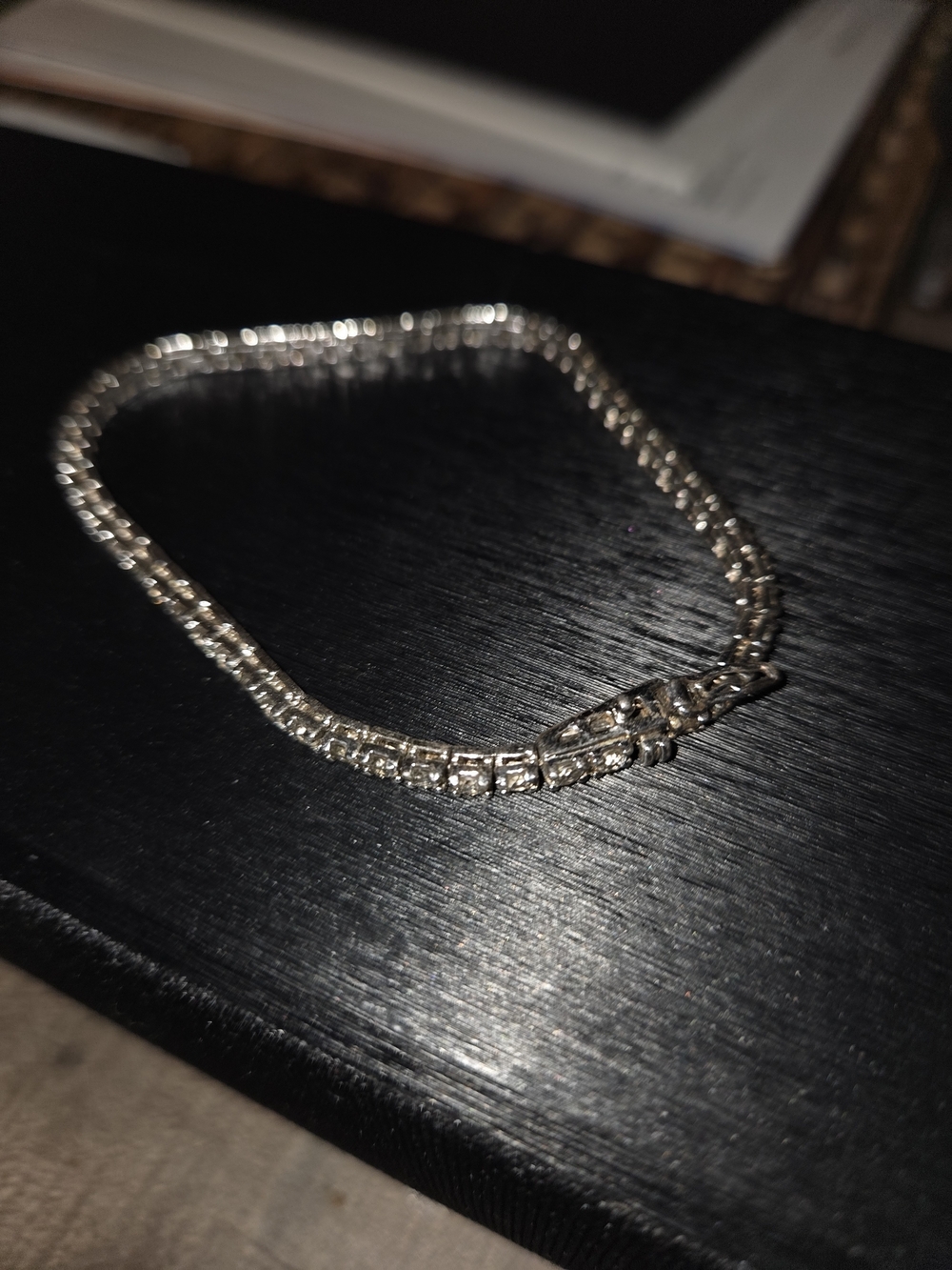Classic Sterling Silver .925 Tennis Bracelet - Sparkling Clear Stones